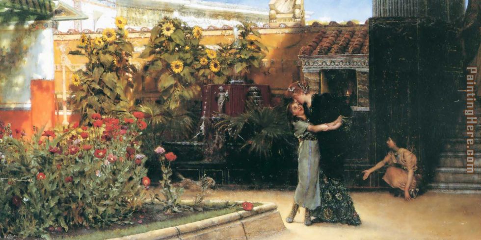 A Hearty Welcome painting - Sir Lawrence Alma-Tadema A Hearty Welcome art painting